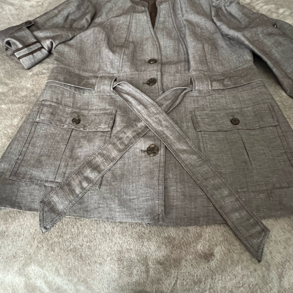 NWOT tag Calvin Klein women business casual blazer’s dress jacket whit belt nice